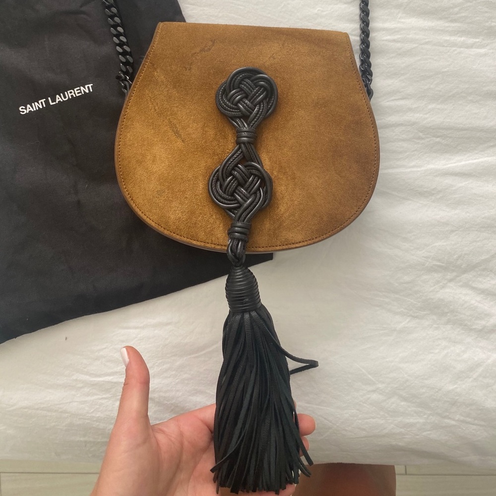 Saint Laurent Crossbody Bag Suede Small